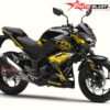 Decal Stiker Full Body Motoblast Z250 Livery Black Dark Night Logo II